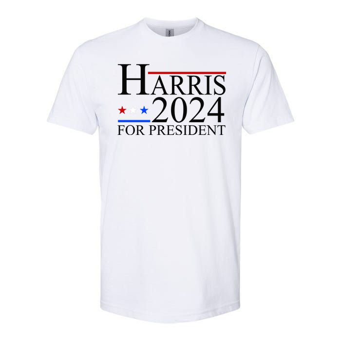 Harris 2024 For President Eleciton Softstyle CVC T-Shirt