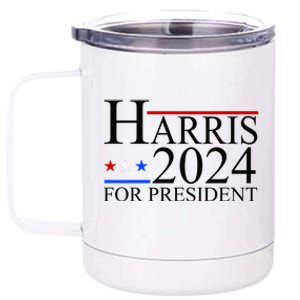 Harris 2024 For President Eleciton 12 oz Stainless Steel Tumbler Cup