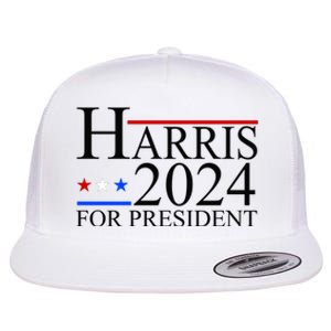 Harris 2024 For President Eleciton Flat Bill Trucker Hat