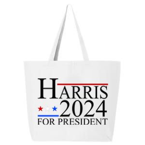 Harris 2024 For President Eleciton 25L Jumbo Tote