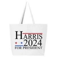 Harris 2024 For President Eleciton 25L Jumbo Tote