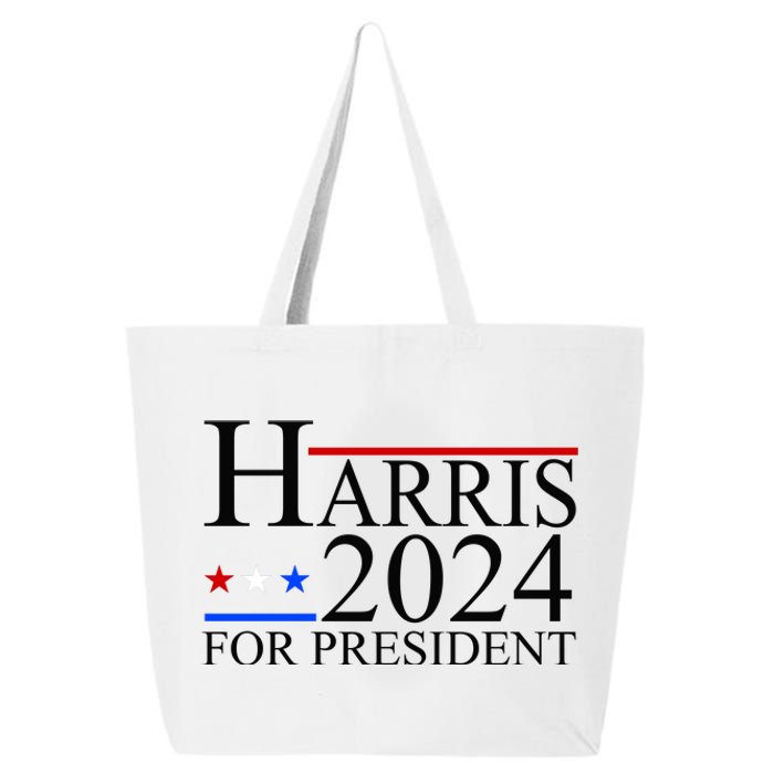 Harris 2024 For President Eleciton 25L Jumbo Tote