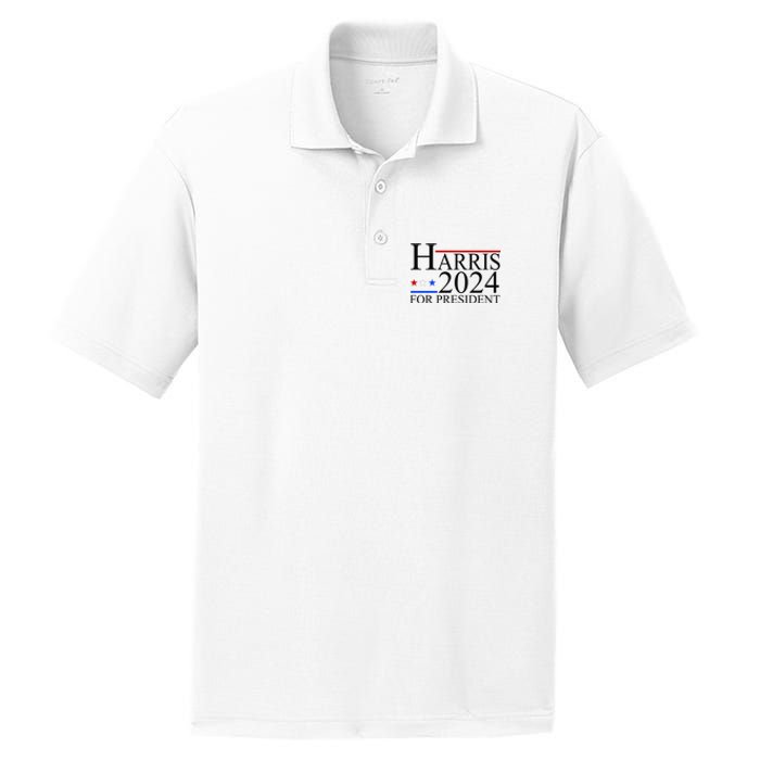 Harris 2024 For President Eleciton PosiCharge RacerMesh Polo