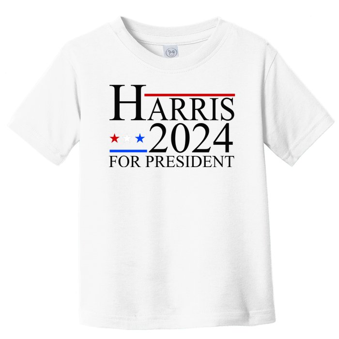 Harris 2024 For President Eleciton Toddler T-Shirt