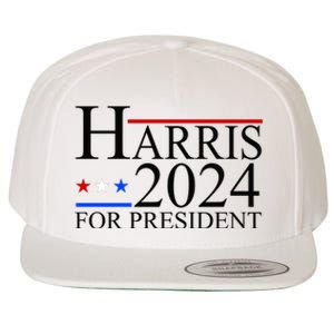 Harris 2024 For President Eleciton Wool Snapback Cap