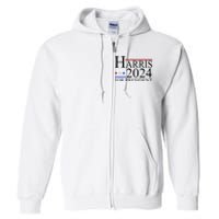 Harris 2024 For President Eleciton Full Zip Hoodie