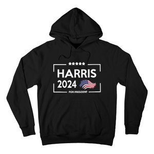 Harris 2024 Flag America Hoodie