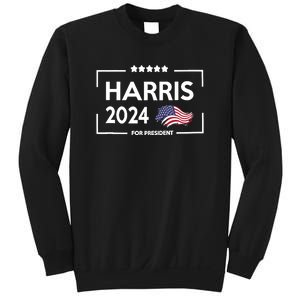 Harris 2024 Flag America Sweatshirt