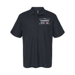 Harris 2024 Flag America Softstyle Adult Sport Polo