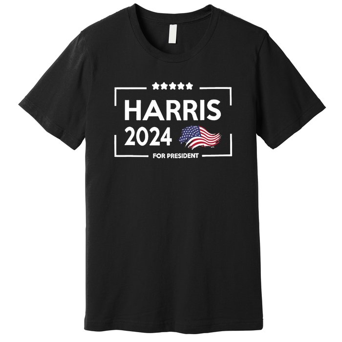 Harris 2024 Flag America Premium T-Shirt