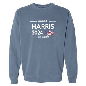 Harris 2024 Flag America Garment-Dyed Sweatshirt