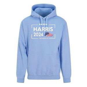 Harris 2024 Flag America Unisex Surf Hoodie