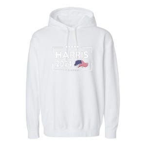 Harris 2024 Flag America Garment-Dyed Fleece Hoodie