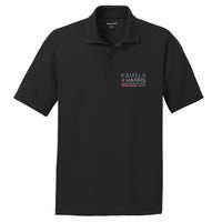 Harris 2024 Grunge Retro Stripes Vintage Kamala Harris 2024 PosiCharge RacerMesh Polo