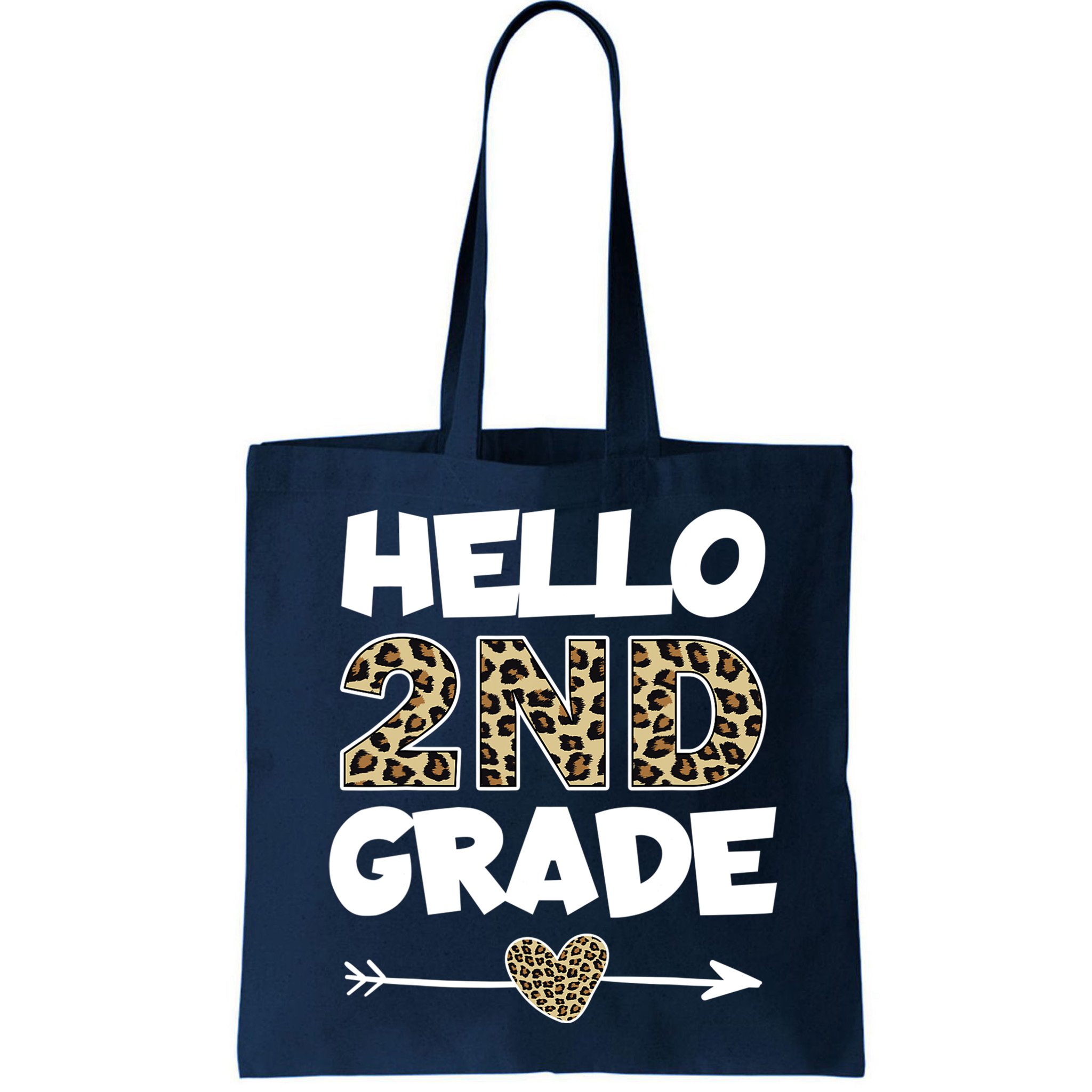 Hello 2nd Grade Leopard Print Second Grade Teacher Kids Gift Bag