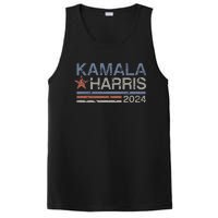 Harris 2024 Grunge Retro Stripes Vintage Kamala Harris 2024 PosiCharge Competitor Tank