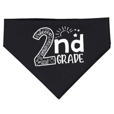 Hello 2nd Grade Teachers Boy And Team Second Grade USA-Made Doggie Bandana