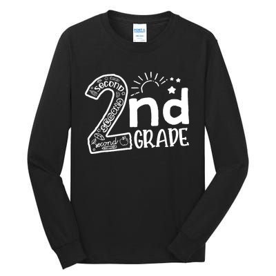 Hello 2nd Grade Teachers Boy And Team Second Grade Tall Long Sleeve T-Shirt