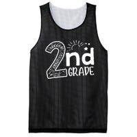 Hello 2nd Grade Teachers Boy And Team Second Grade Mesh Reversible Basketball Jersey Tank