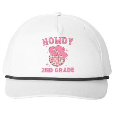 Howdy 2nd Grade Back To School Snapback Five-Panel Rope Hat