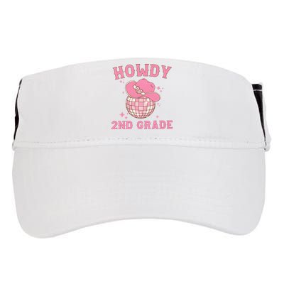 Howdy 2nd Grade Back To School Adult Drive Performance Visor