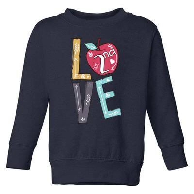 Hello 2nd grade Teacher Love Back To School Gifts Toddler Sweatshirt