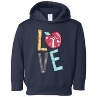 Hello 2nd grade Teacher Love Back To School Gifts Toddler Hoodie