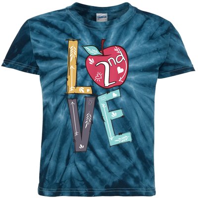 Hello 2nd grade Teacher Love Back To School Gifts Kids Tie-Dye T-Shirt