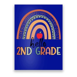 Hello 2Nd Grade Teacher Rainbow Team Second Grade Teacher Great Gift Poster