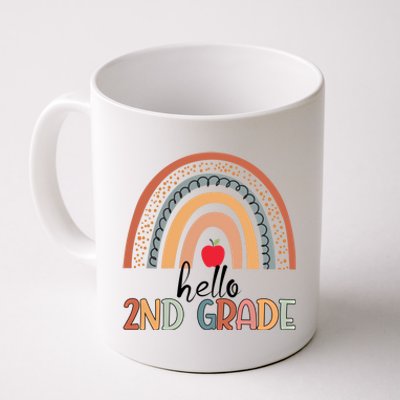 Hello 2Nd Grade Teacher Rainbow Team Second Grade Teacher Great Gift Coffee Mug