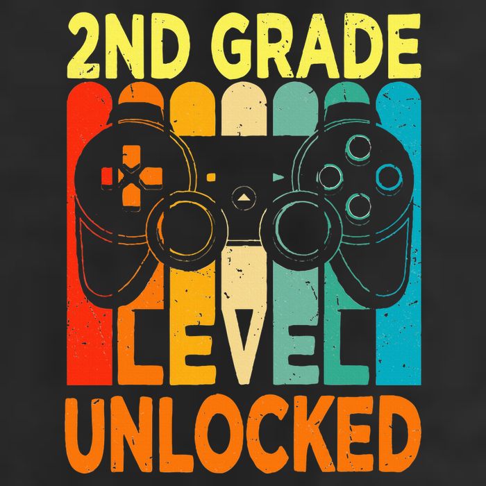 Hello 2nd Grade Level Unlocked Video Game Cool Comfort Performance Bucket Hat