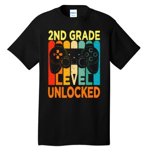 Hello 2nd Grade Level Unlocked Video Game Tall T-Shirt