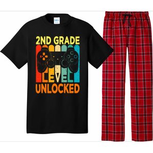 Hello 2nd Grade Level Unlocked Video Game Pajama Set