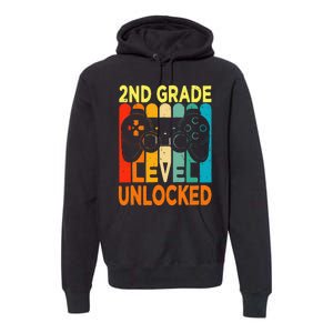 Hello 2nd Grade Level Unlocked Video Game Premium Hoodie