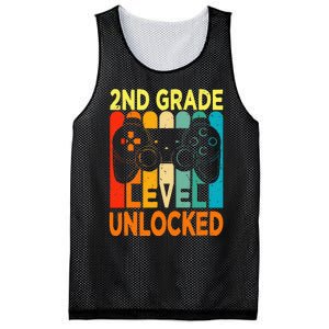 Hello 2nd Grade Level Unlocked Video Game Mesh Reversible Basketball Jersey Tank