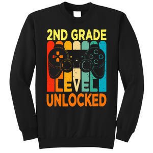 Hello 2nd Grade Level Unlocked Video Game Tall Sweatshirt