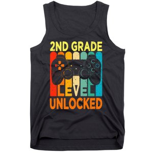 Hello 2nd Grade Level Unlocked Video Game Tank Top