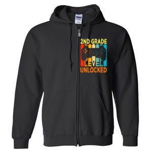 Hello 2nd Grade Level Unlocked Video Game Full Zip Hoodie