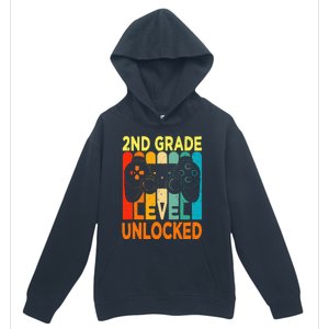 Hello 2nd Grade Level Unlocked Video Game Urban Pullover Hoodie