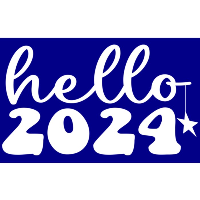 Hello 2024 Happy New Year Great Gift Bumper Sticker