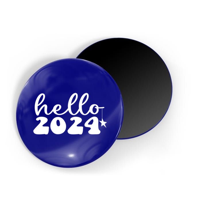 Hello 2024 Happy New Year Great Gift Magnet