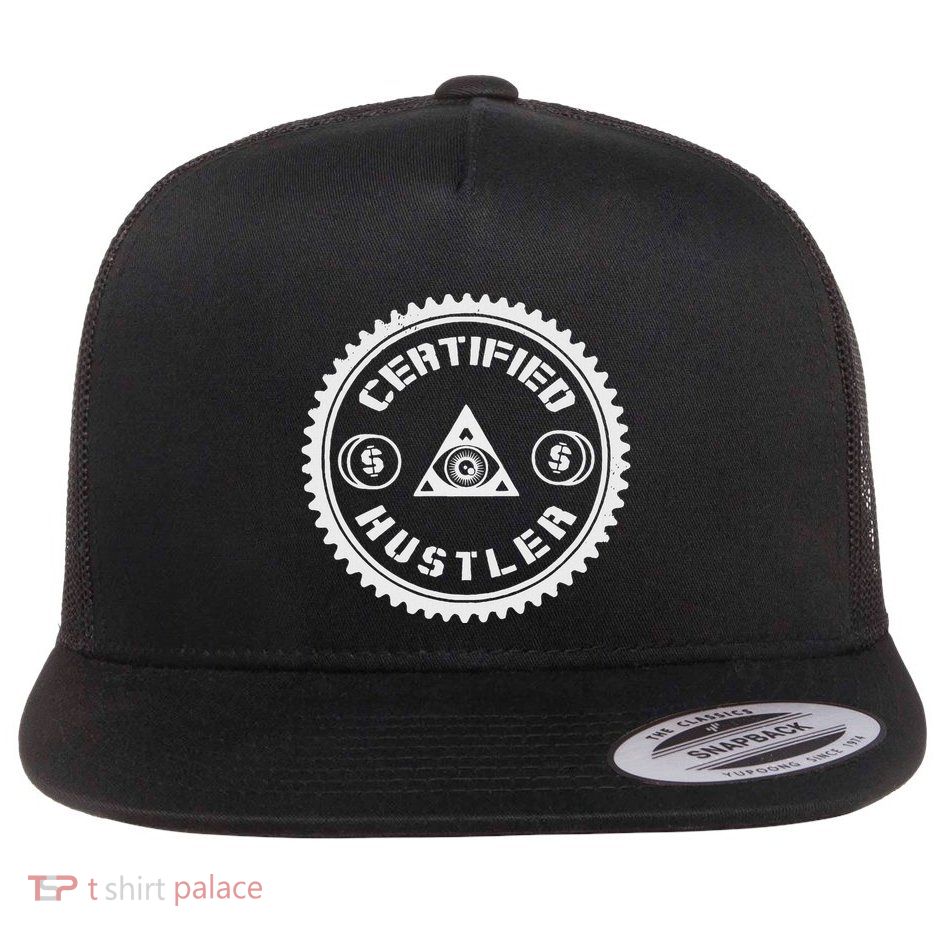 Hustle 247 Flat Bill Trucker Hat