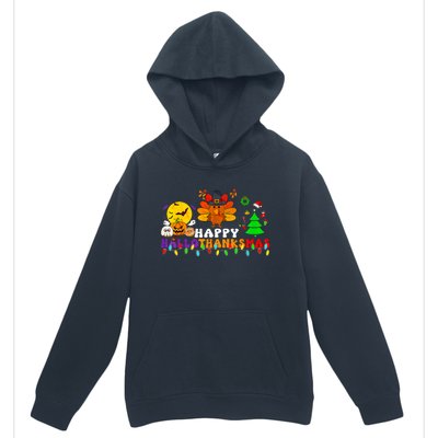 Hallothanksmas 2024 Halloween Merry Christmas Thanksgiving Urban Pullover Hoodie