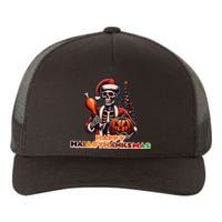 Hallothanksmas 2024 Halloween Merry Christmas Thanksgiving Yupoong Adult 5-Panel Trucker Hat