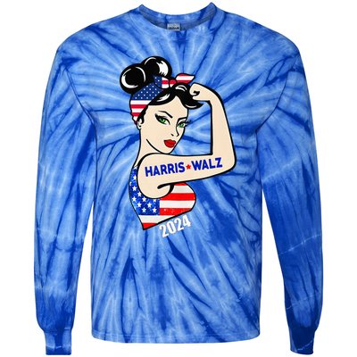 Harriswaltz 2024 Tie-Dye Long Sleeve Shirt