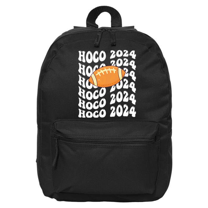 Hoco 2024 Homecoming School Reunion 16 in Basic Backpack