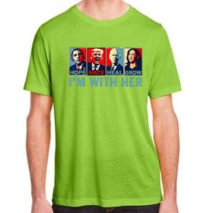 Harris 2024 IM With Her Kamala Harris Vote President Adult ChromaSoft Performance T-Shirt