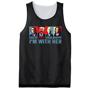 Harris 2024 IM With Her Kamala Harris Vote President Mesh Reversible Basketball Jersey Tank