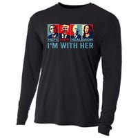 Harris 2024 IM With Her Kamala Harris Vote President Cooling Performance Long Sleeve Crew