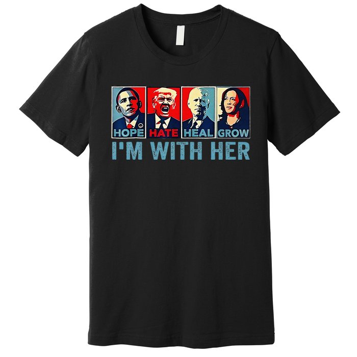 Harris 2024 IM With Her Kamala Harris Vote President Premium T-Shirt